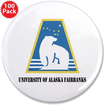 uaf - M01 - 01 - SSI - ROTC - University of Alaska Fairbanks with Text - Sticker (Bumper 10 pk)